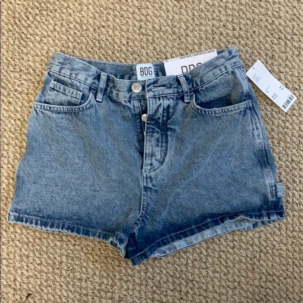 Urban Outfitters BDG High Rose Carpenter Short